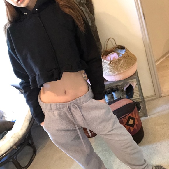 Hanes Tops - 😇 Cropped Hoodie from Urban Outfitters